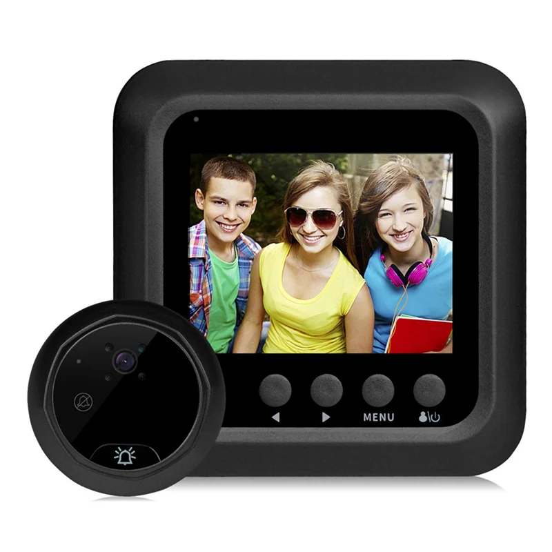 

ABRU-2.4 Inch LCD Screen,Digital Door Surveillance Camera Door Viewer Security Camera,Intelligent Doorbell