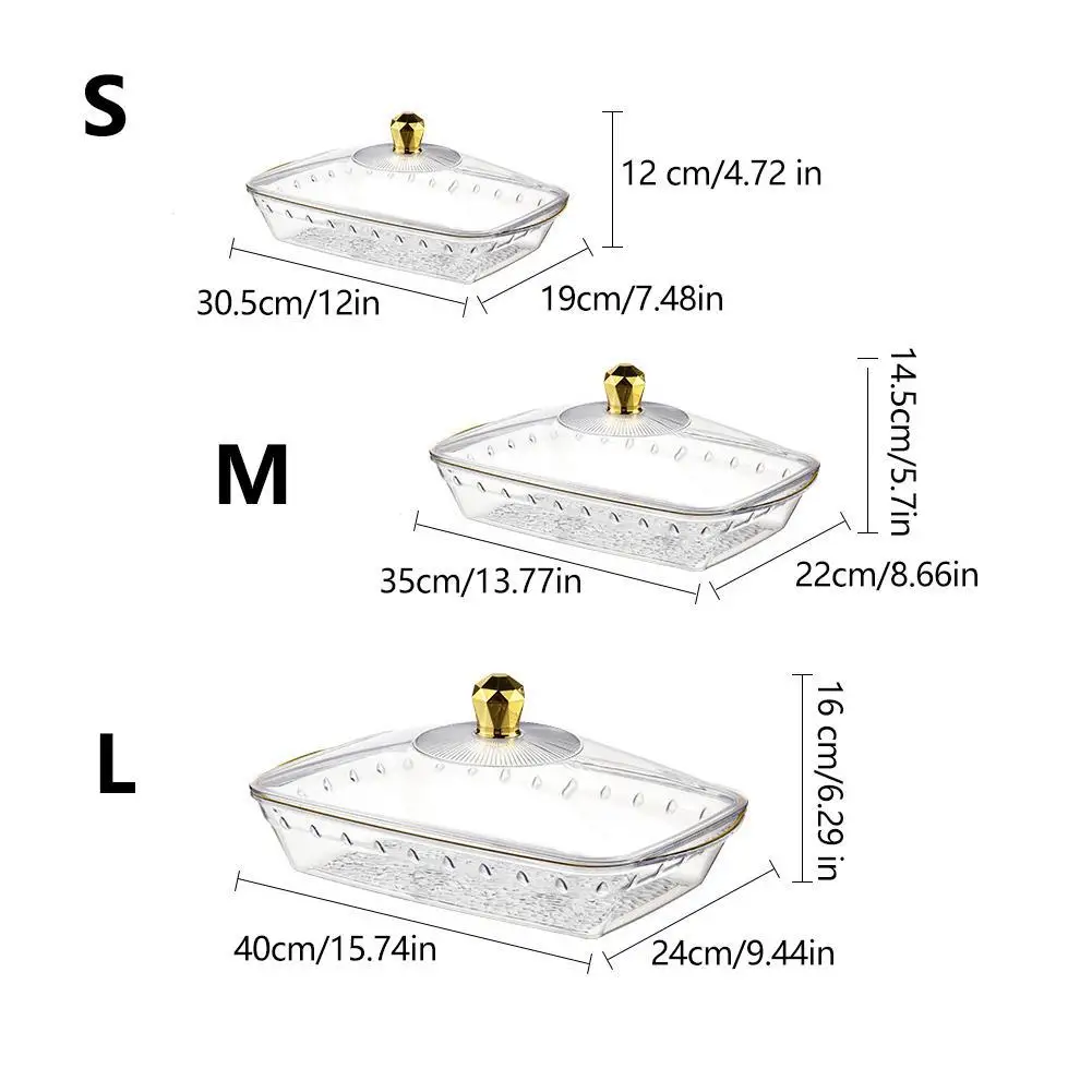 طبق حلوى بلاستيكي، صينية طبق فاكهة الكيك، صينية فواكه مع غطاء شفاف، صينية خادم عرض فاكهة الكيك لعيد الميلاد في المطبخ