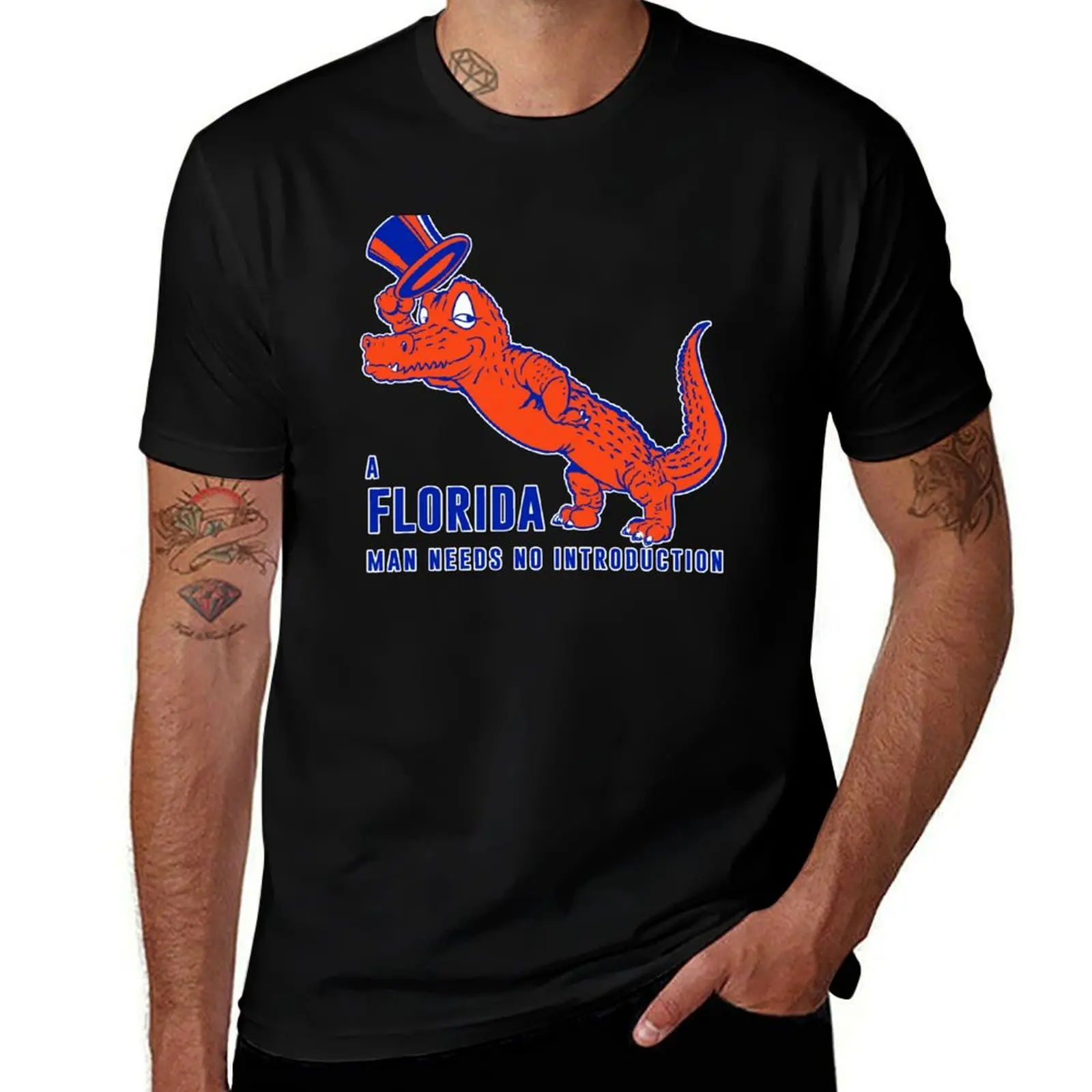 Vintage A Florida Man needs on Introduction T-Shirt designer shirts oversizeds Blouse mens graphic t-shirts