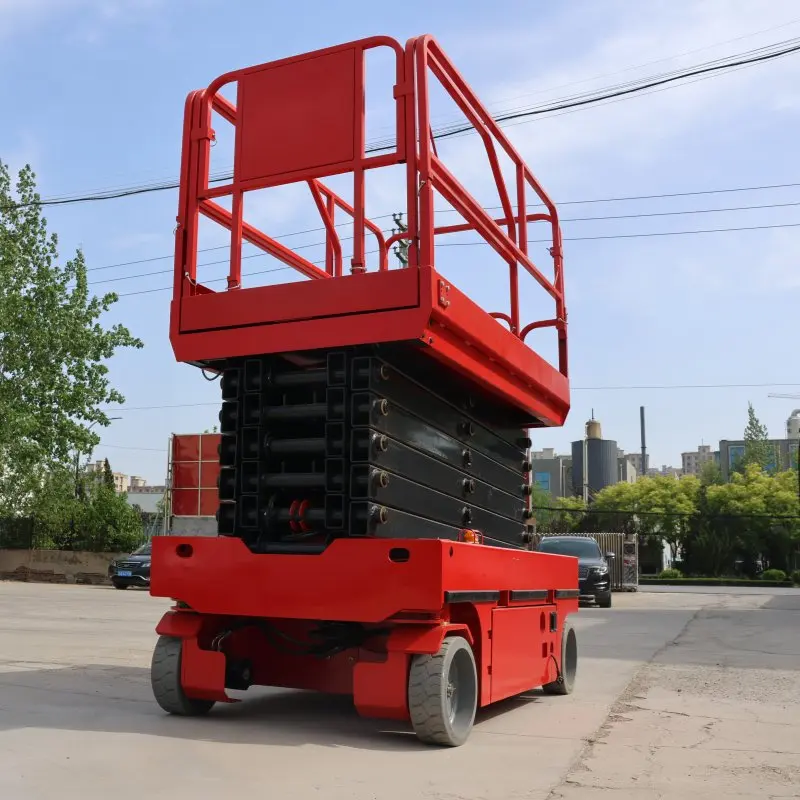 New Practical Scissor Lift Compact Mobile Scissor Work Platform with Easy Maneuverability