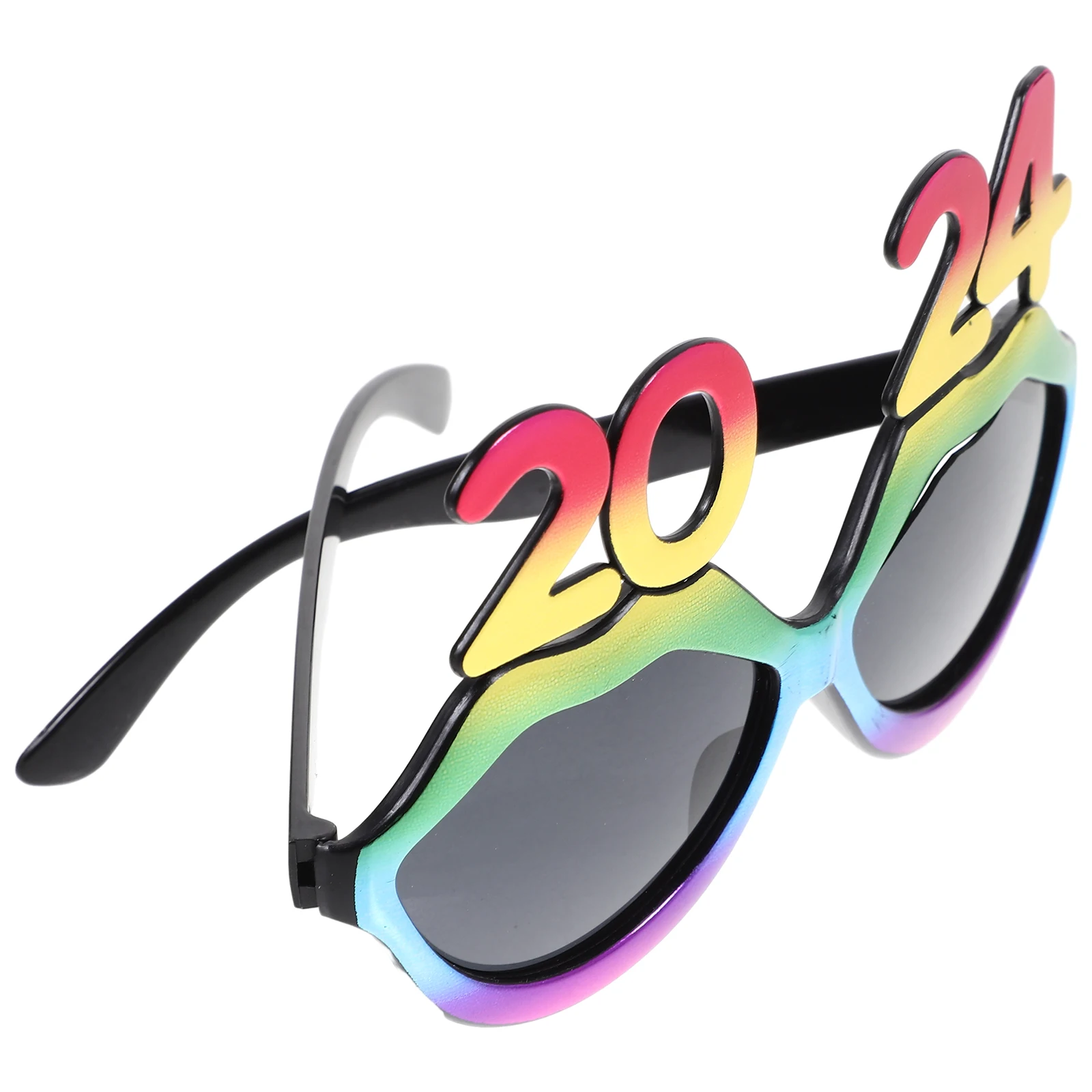

Creative Funny Eyeglasses Props Graduation Photo Accessory 2024 New Year Decor Plastic Glasses Light Weight Party Favors
