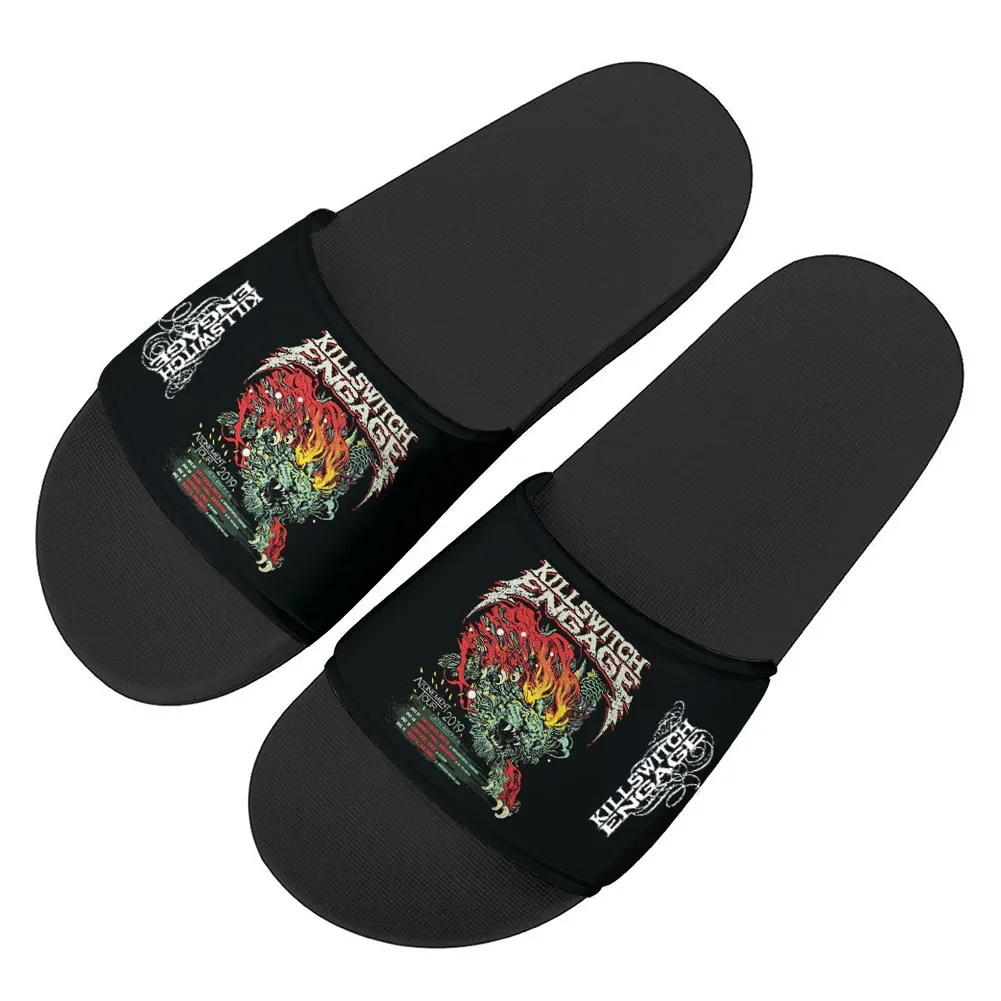 Killswitchs Engages Band Slippers Home Water Shoes Mens Womens Teenagers Outdoor Beach Pool Sandals Custom Summer Slipper