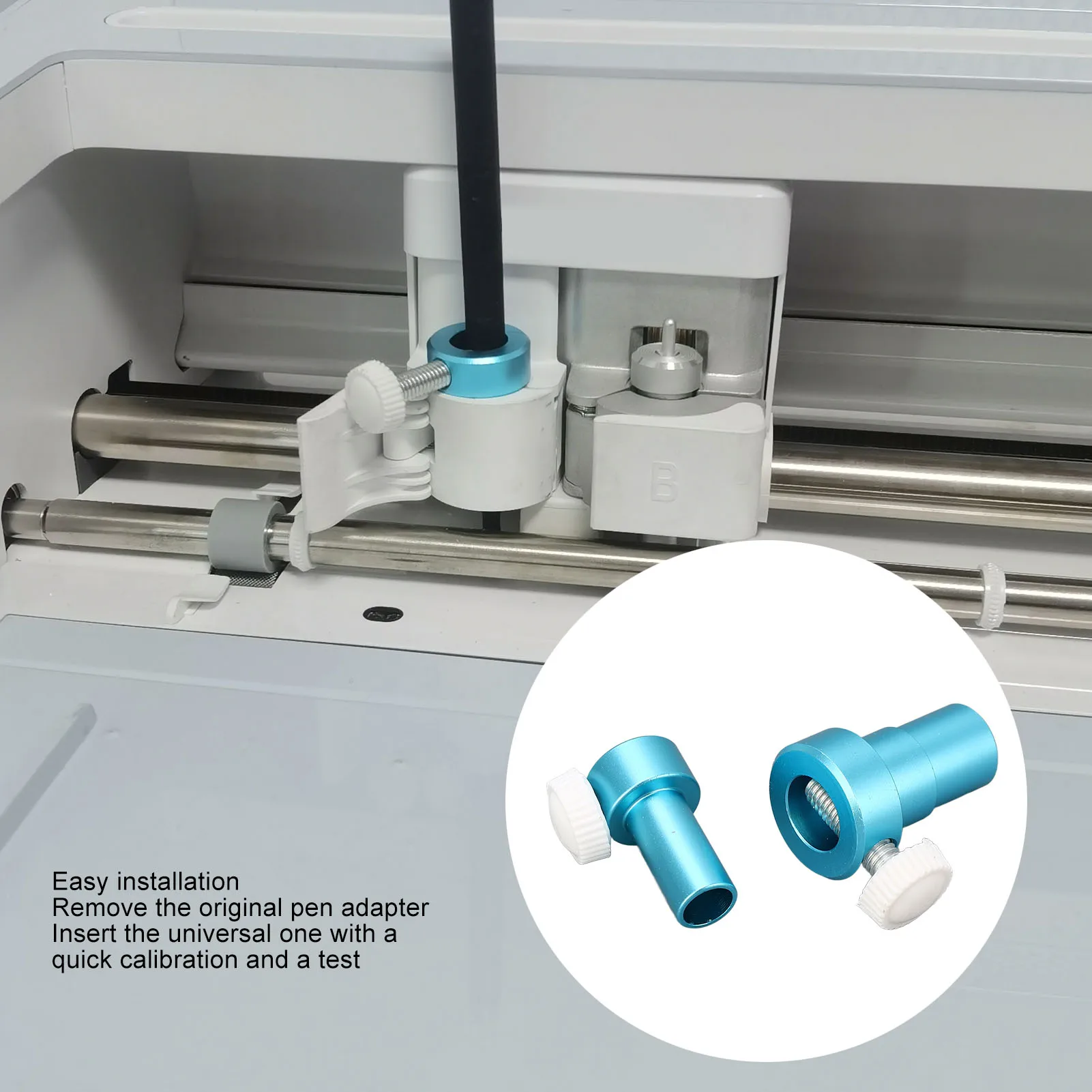 

Cutting Machine Pen Holder Pen Adapter Aluminum Alloy Cutting Machine Pen Cover Suitable for Cricut Machines