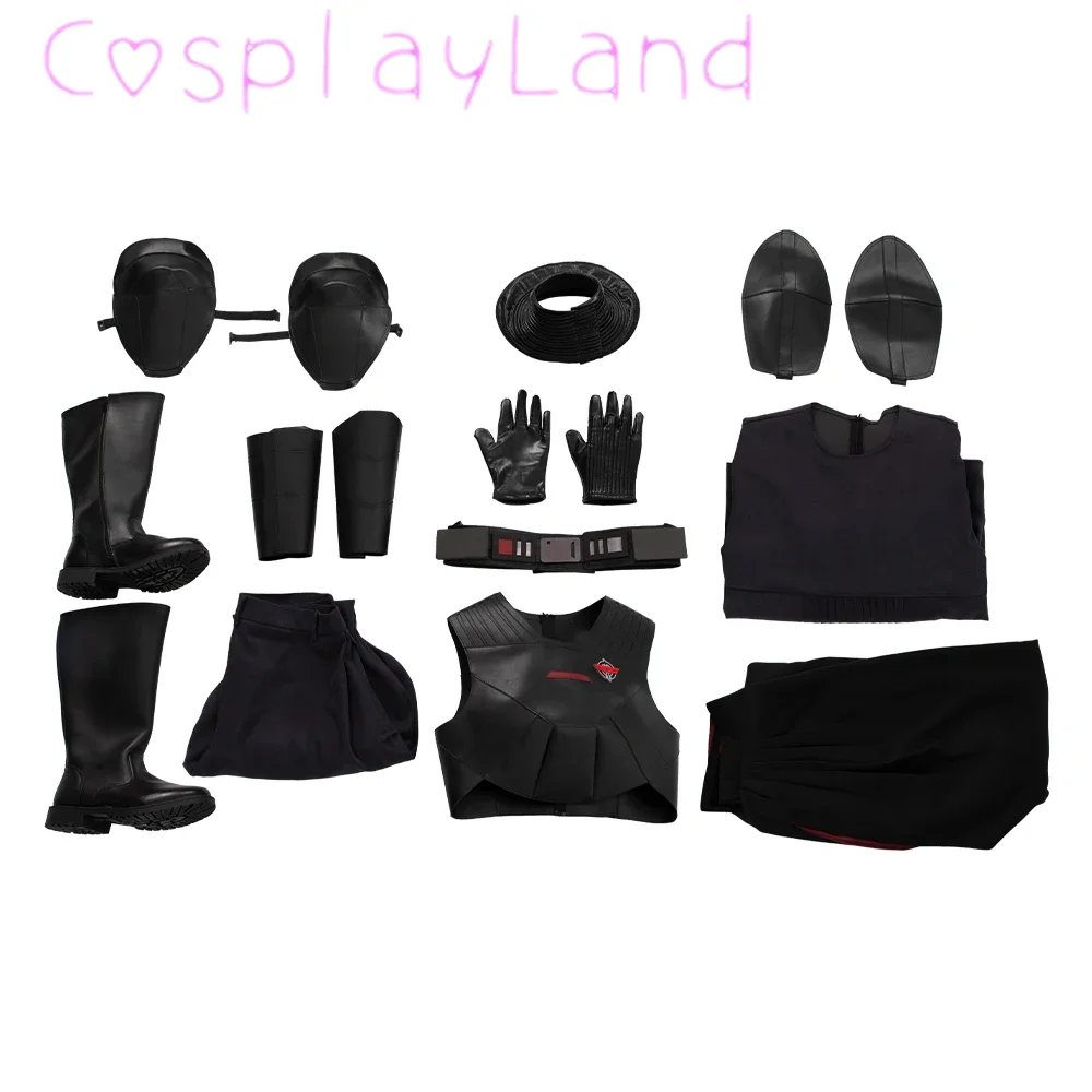 Halloween Carnival Superhero Obi Cosplay The Grand Inquisitor Costume Black Guard Battle Uniform Suit Custom Made Armor Outfit