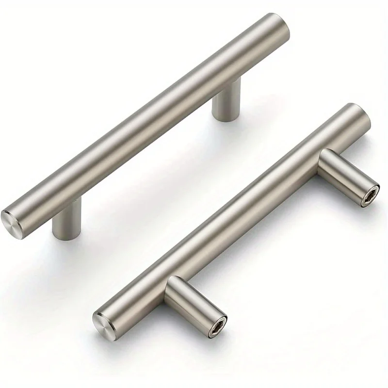 10 Pack | Brushed Nickel Cabinet Pulls - 5