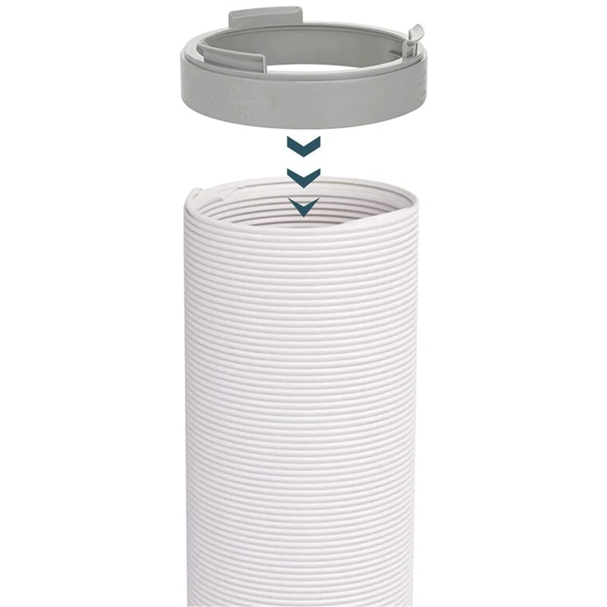 เครื่องปรับอากาศอะแดปเตอร์ท่อต่อชุดรางสไลด์หน้าต่างที่ต่อสายยางไอเสียสำหรับพกพา