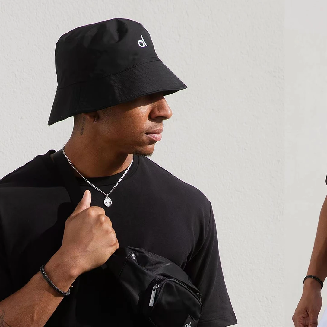 Unisex Light Board Solid Color Personality Bucket Hats Fishermen Caps Outdoor Casual Cap Sunscreen Hat image 2