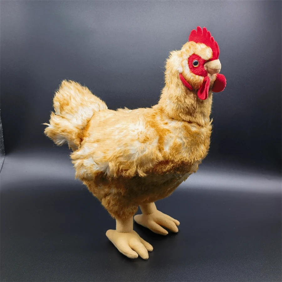 

Hen High Fidelity Anime Cute Rooster Plushie Cock Plush Toys Lifelike Animals Simulation Stuffed Doll Toy Gifts For Kids