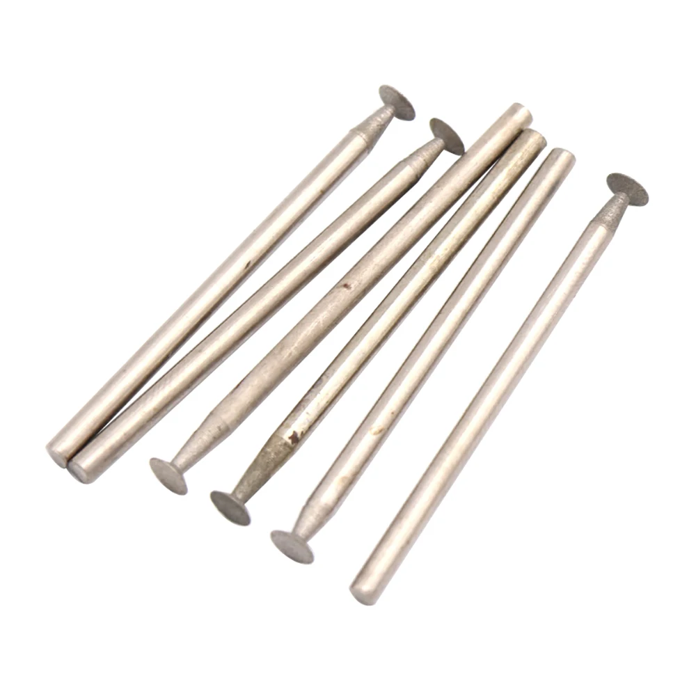 เพชรบด Burr 2.35Mm Shank เข็มจุดแกะสลักขัดกระจกแก้วหินหยกเจาะสว่านโรตารี่เครื่องมือ