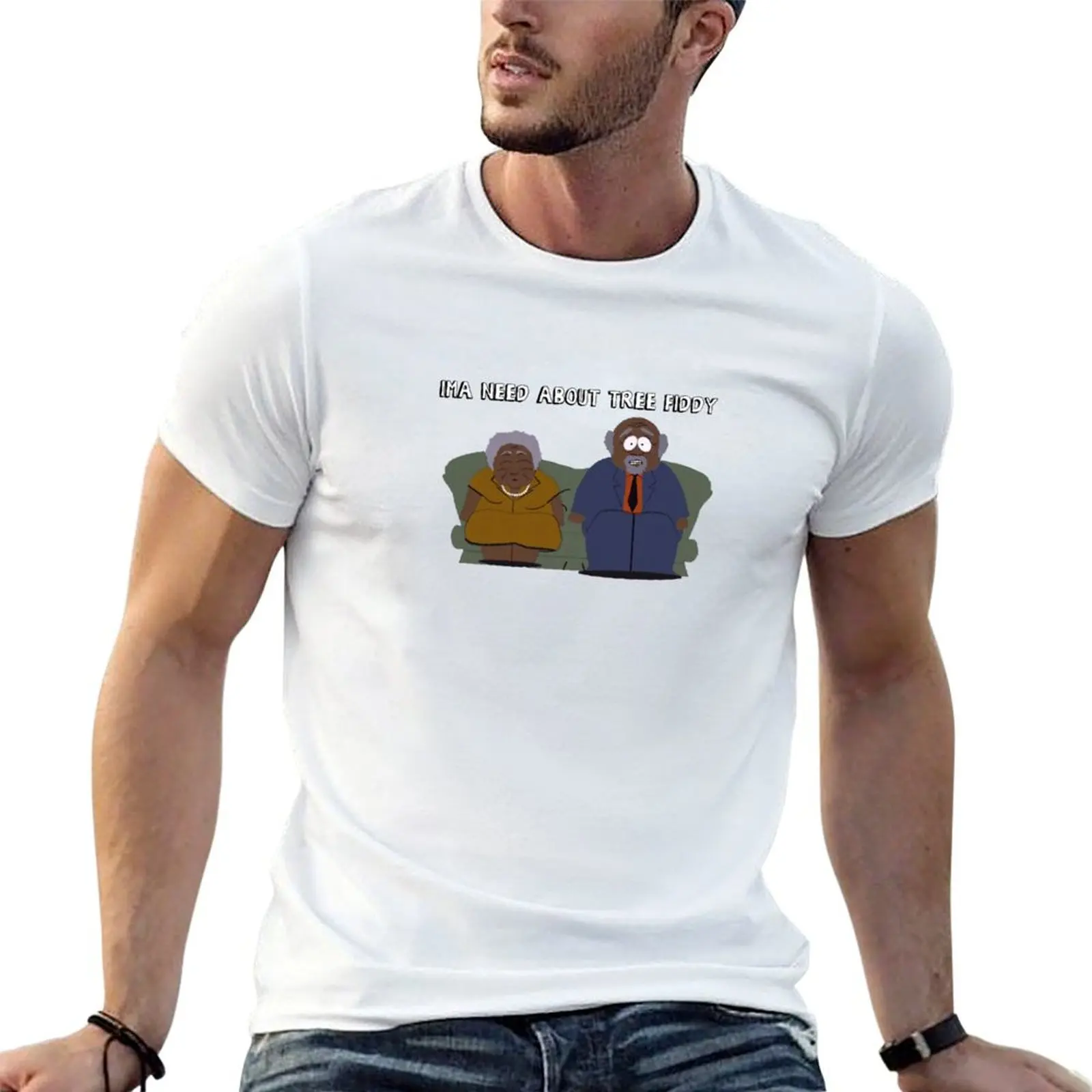 South Park- Ima Need About Tree Fiddy T-Shirt Plus Size Simple Casual Top