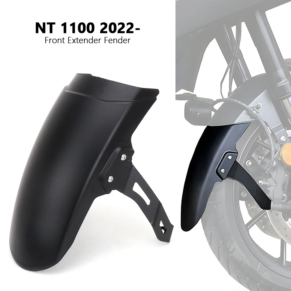 

New Motorcycle Accessories Front Fender Mudguard ABS Extended Mud Guard For Honda NT1100 NT 1100 Nt1100 2022 2023 2024