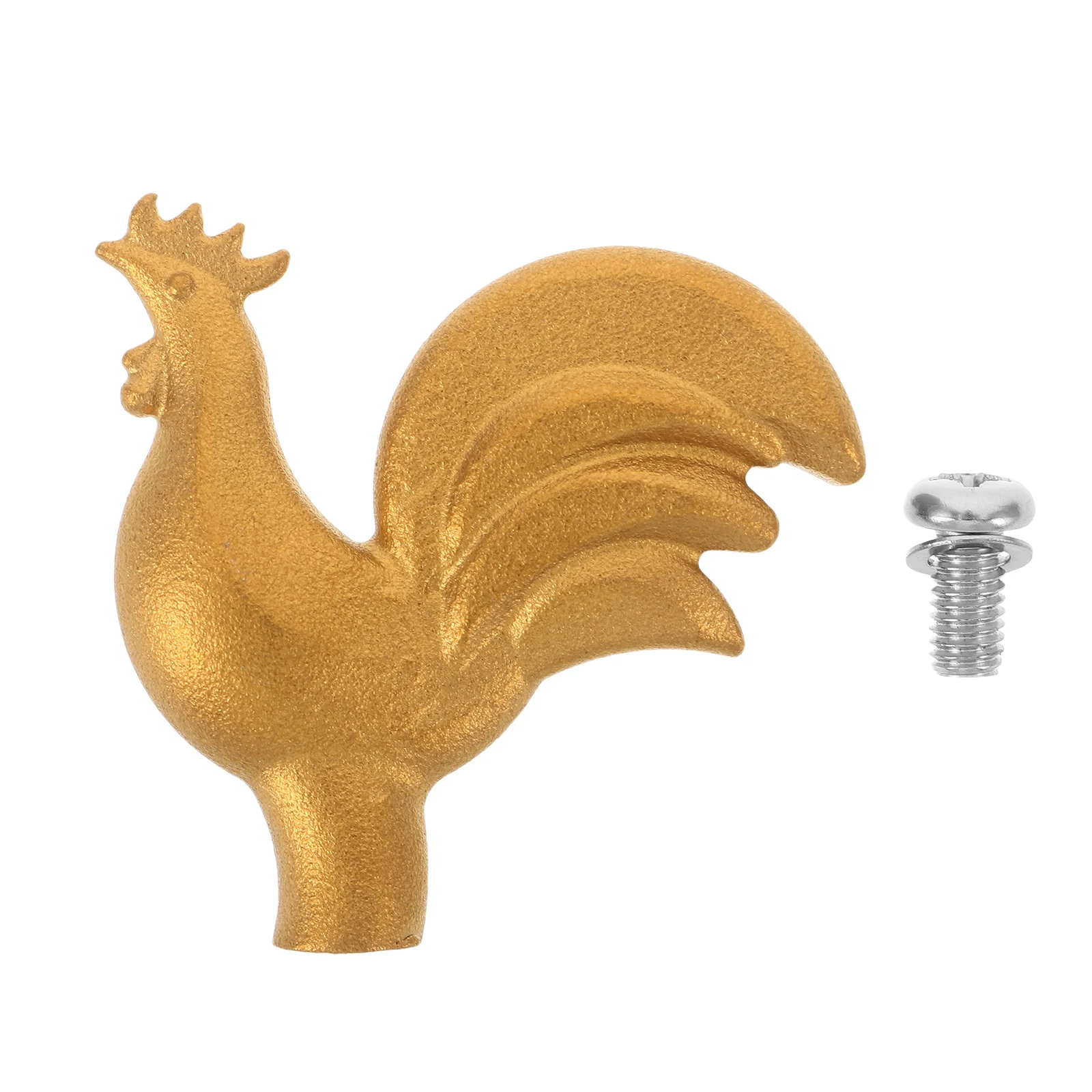 

Cast Iron Pot Lid Handle Cartoon Animal Rooster Replacement Knob Heat Resistant Cookware Lid Accessory Kitchen Pot Cover
