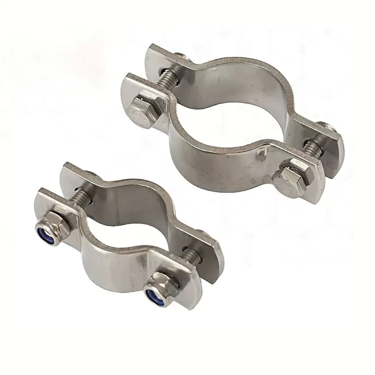 304 Stainless Steel Thickened Flat Pipe Support Clamp Type