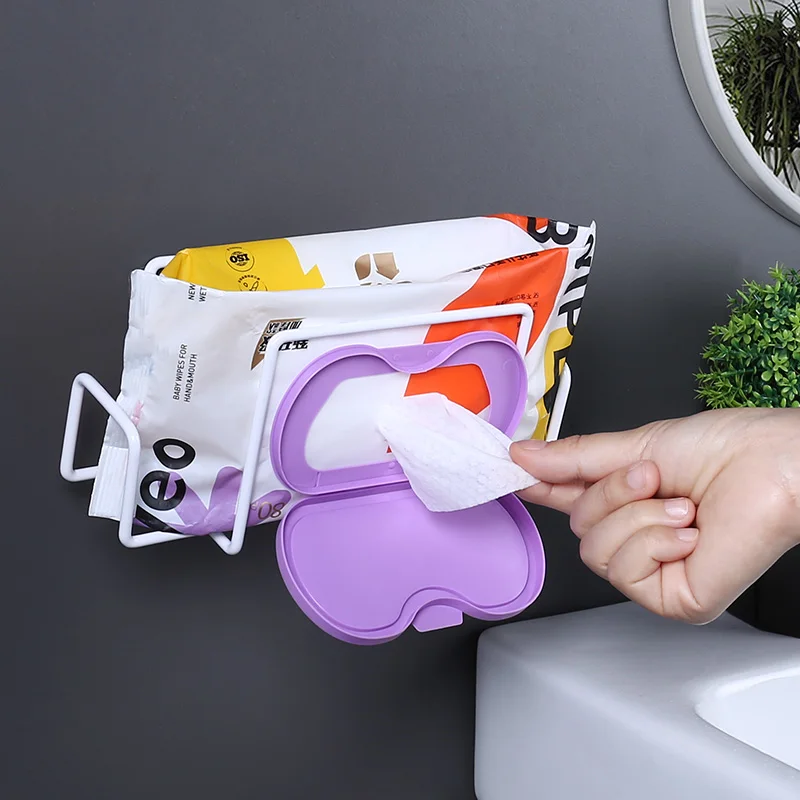 

Self Adhesive Toilet Paper Holder Wall Mount No Punching Stainless Steel Wet Tissue Towel Dispenser for Bathroom Kitchen