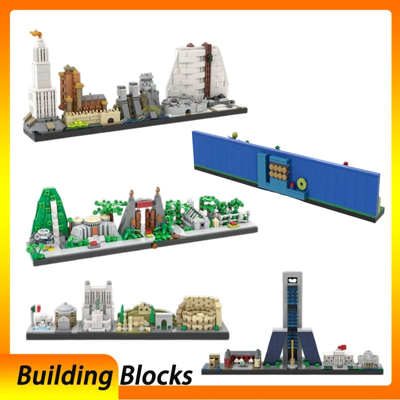 

Spot MOC-126439 495pcs 36545 Modern Architecture DIY Small Particle Assembly Building Blocks Puzzle Toy Model Gift Set Ornament