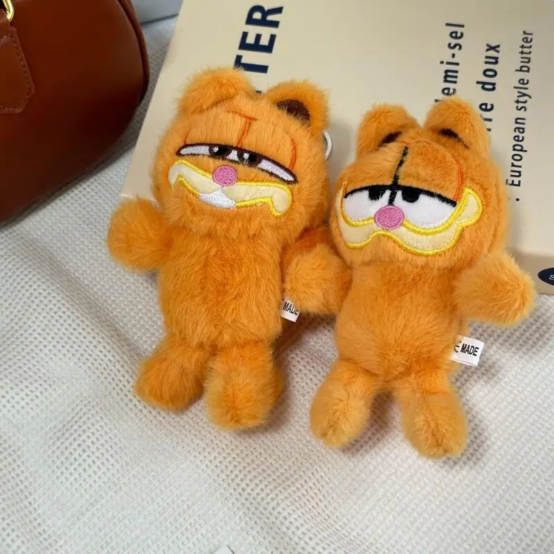 かわいいガーフィールドかわいい漫画ぬいぐるみキーホルダーアニメ周辺機器バックパックペンダントアクセサリー人形子供の誕生日プレゼント