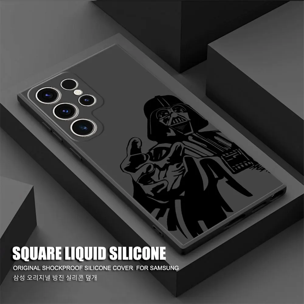 Phone Case for Samsung Galaxy S21 S23 S24 Ultra 5G S8  Edge S10e  S10 S22 Plus S20 FE Disney S-Star W-wars cool face Cover