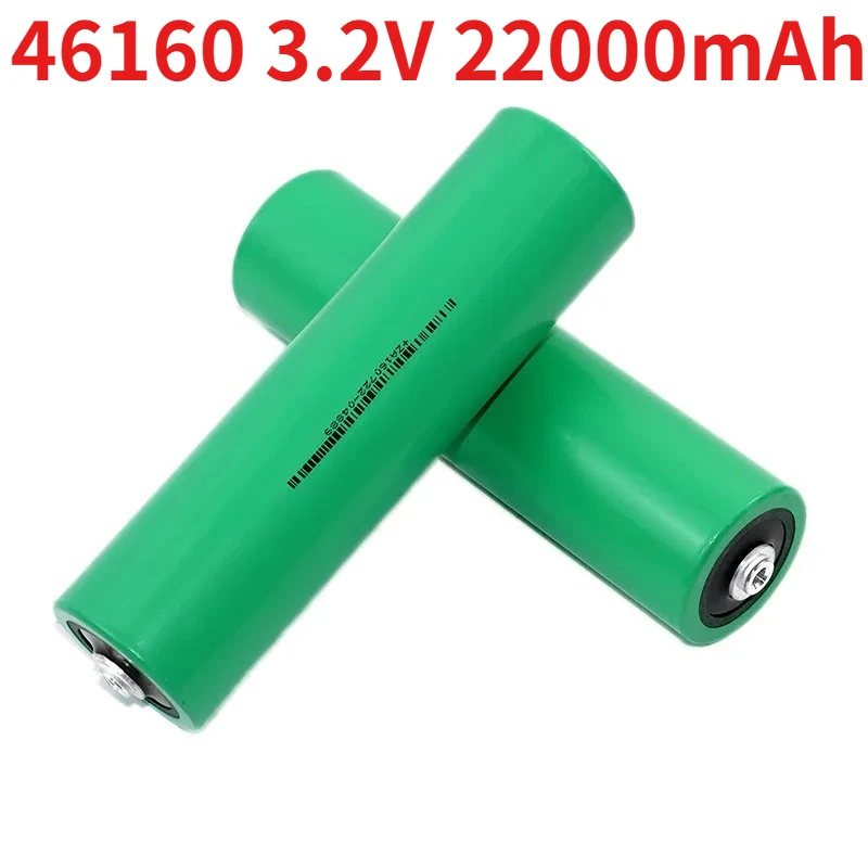 46160 Cylindrical LiFePO4 Battery Cell 22000mAh Rechargeable Lithium Iron Phosphate Battery for Solar Storage Electric Vehicle