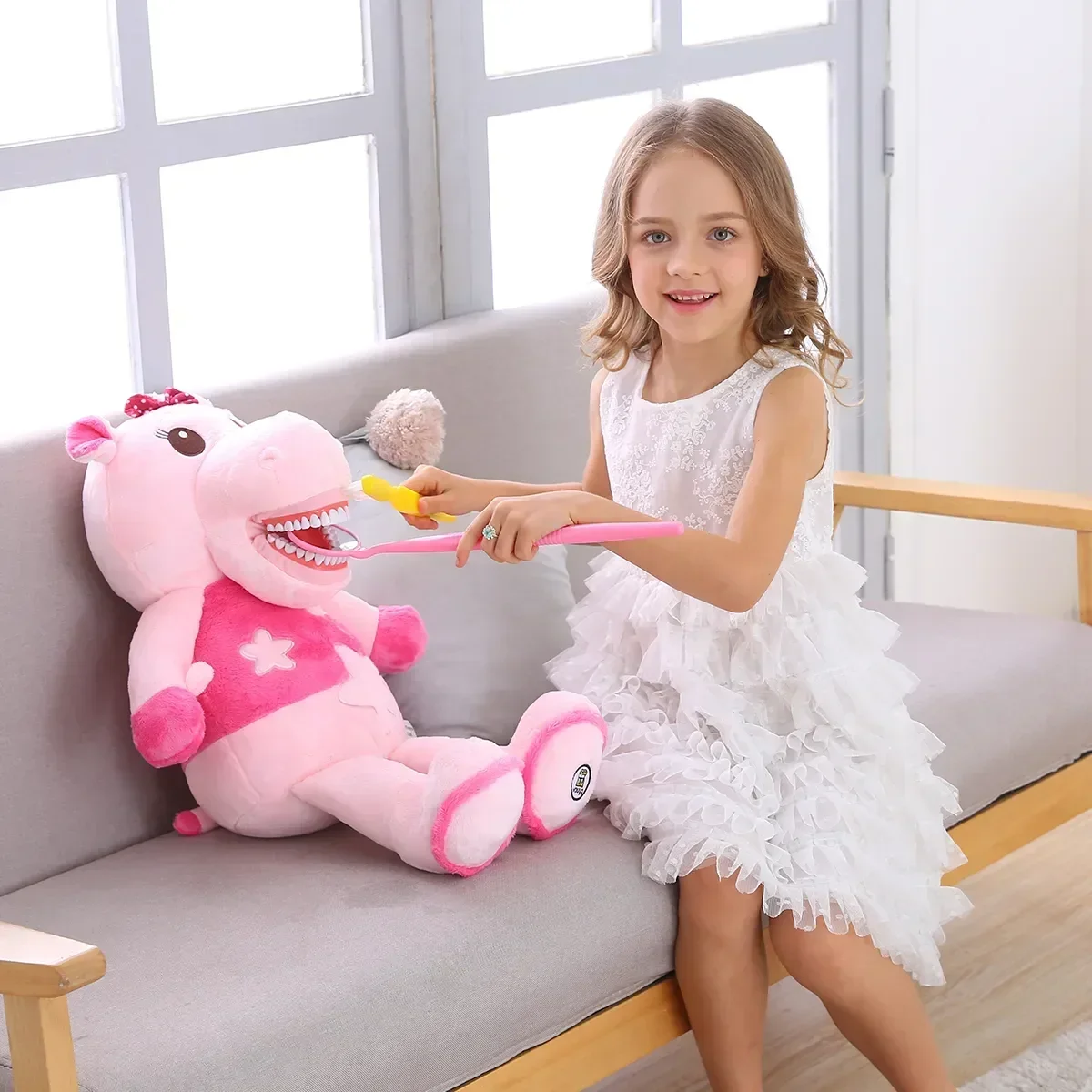 28.5*3cm Dental Doll Toys Big Toothbrushes Teaching Children Education Tools Dental Large Toothbrush Earlier Education Use