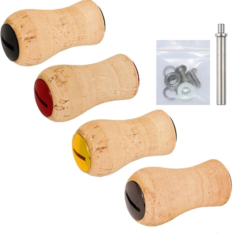 Cork Reel Knob Tuning Knob for Shimano Daiwa Baitcasting Spinning Reel Handle Knob Grip Under Wet Fishing Knob