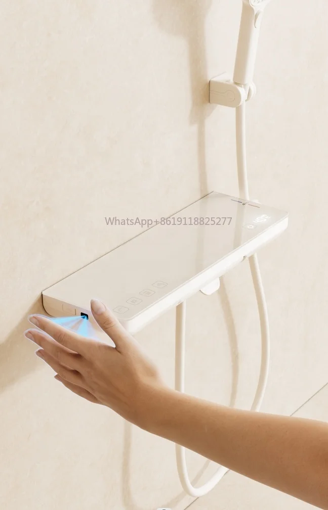 

smart rainfall shower Luxury concealed round cold water predischarge shower fixtures