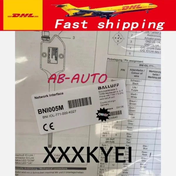 

Bni Iol-771-000-k027 Bni005m Sensor by Brand New Original Spot Plc