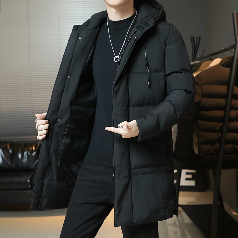 -30 درجة الشتاء الساخن رشاقته الرجال أسفل السترات جديد دافئ سترة الرجال النساء عادية الأبيض بطة أسفل معطف الشتاء الثلوج معطف