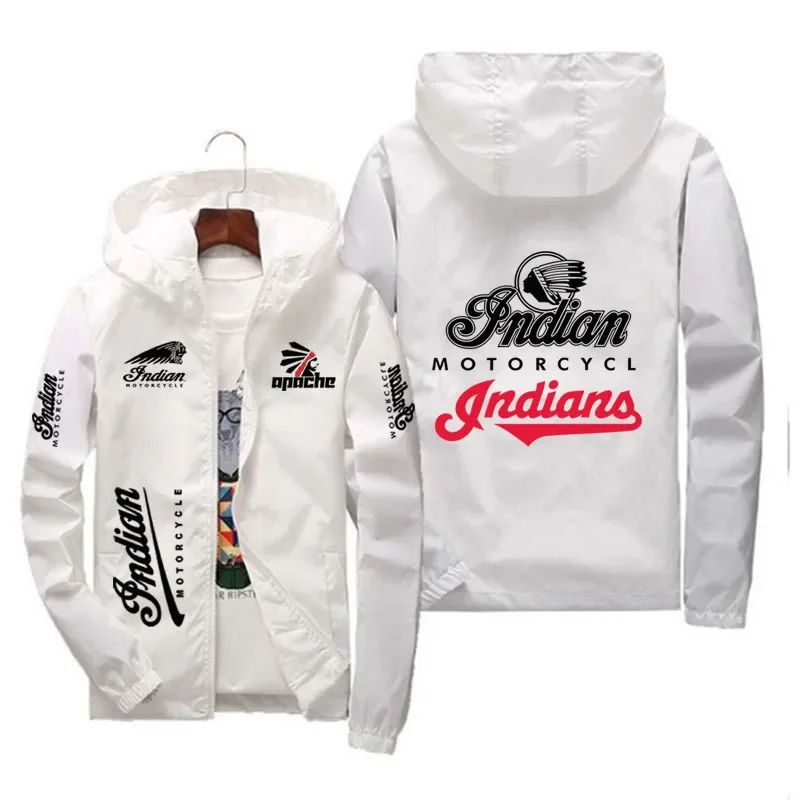 AliExpress Indian Brand LOGO Men's Jacket with Hood, Windbreaker, Coat, for Outdoor Activities Such as Morning Jogging, Cycling, Running, A