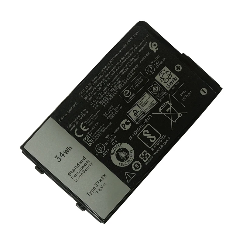 J7HTX Laptop Battery for Dell Latitude 12 7212 7202 7220 Rugged Extreme Tablet 12