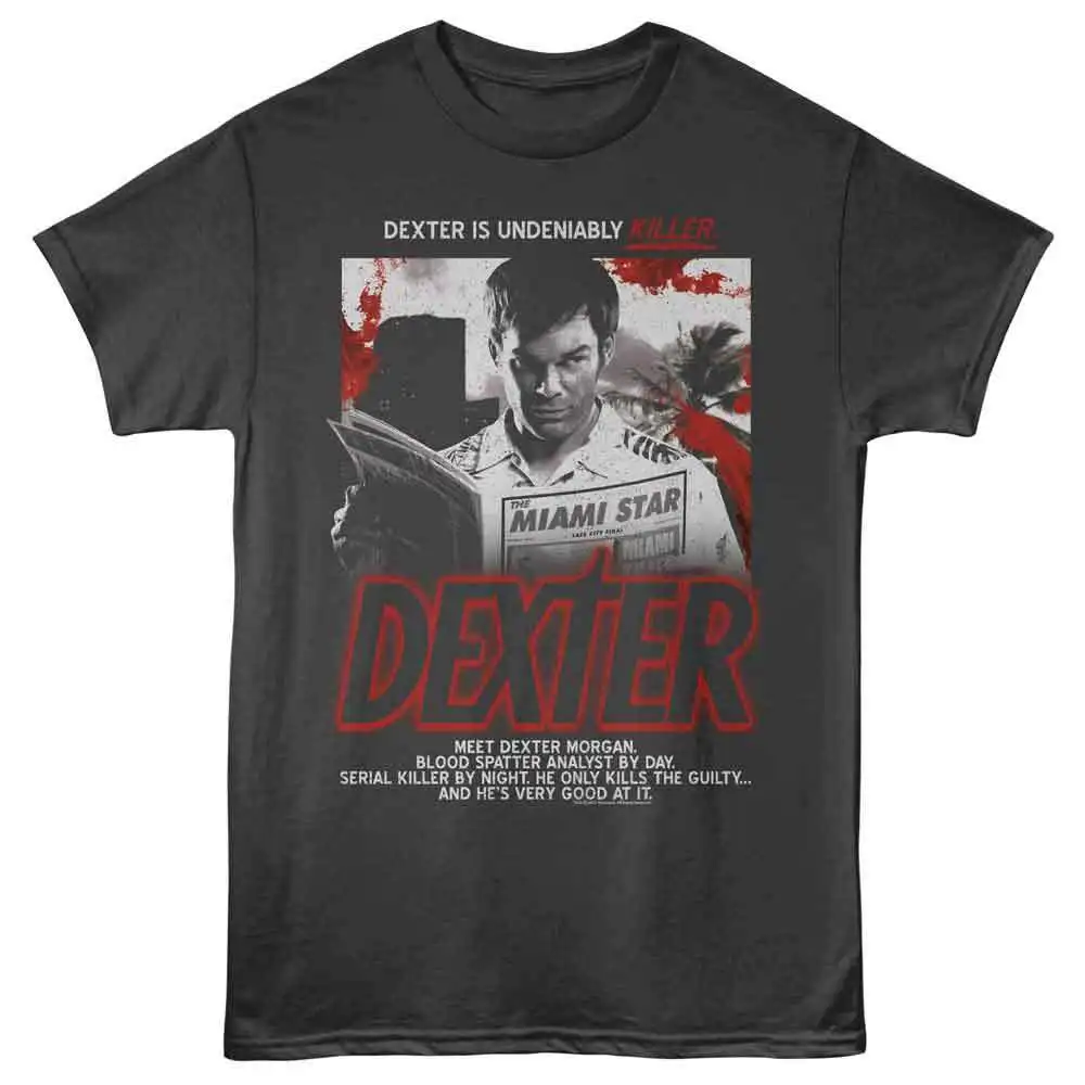

Dexter - A Killer Series - American Classics - Smoke Adult Short Sleeve T-Shirt