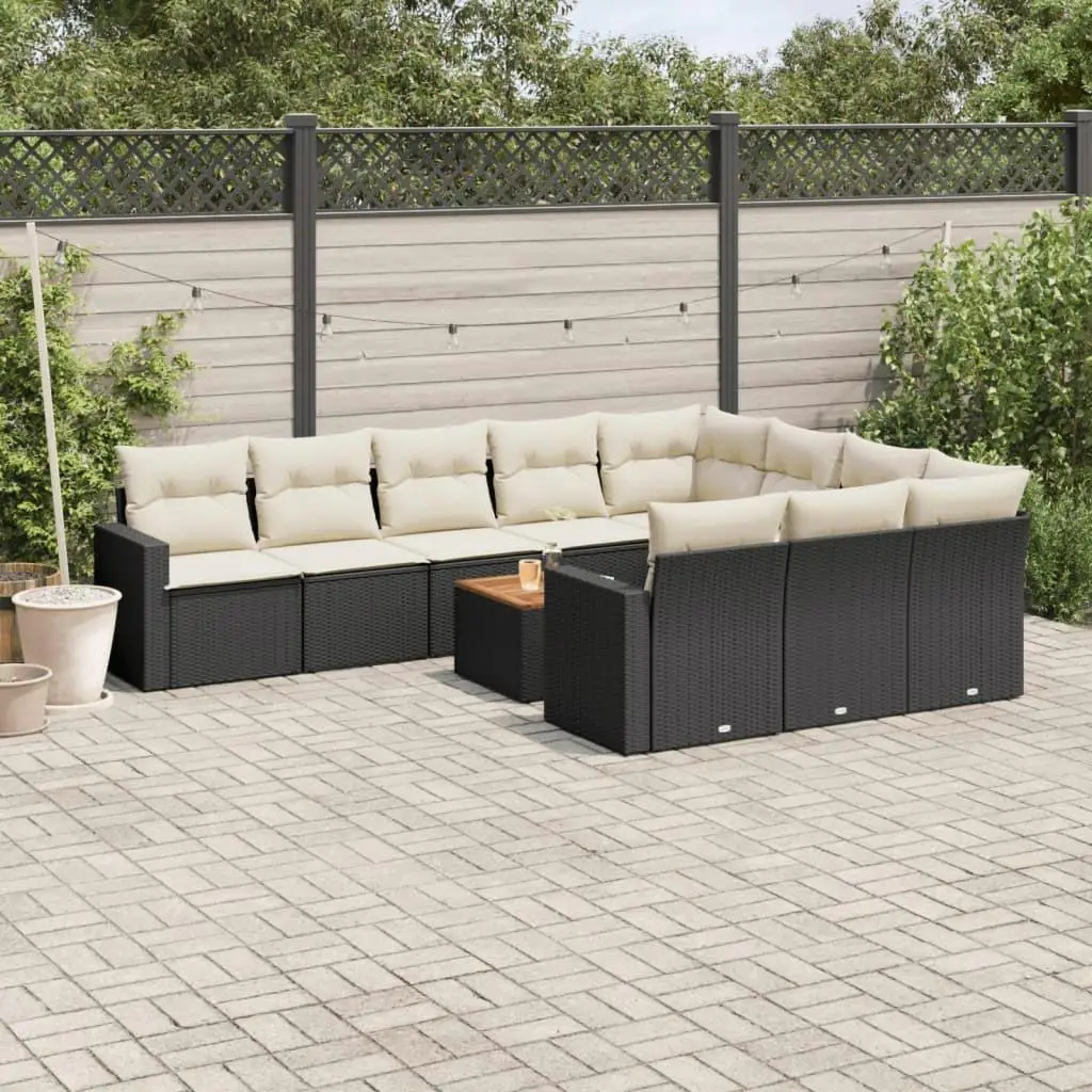 

Stylish Outdoor Black Sofa Set Comfortable Seating Durable Weatherproof Design Perfect for Patio and Backyard Decor