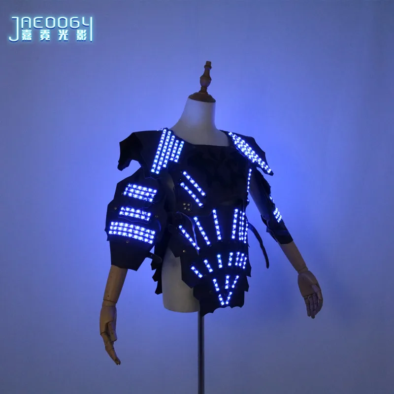 Full-Colour LED Light-Emitting Armour Shoulders COSPLAY Fluorescent Props Suitable For Nightclub Performance Costumes