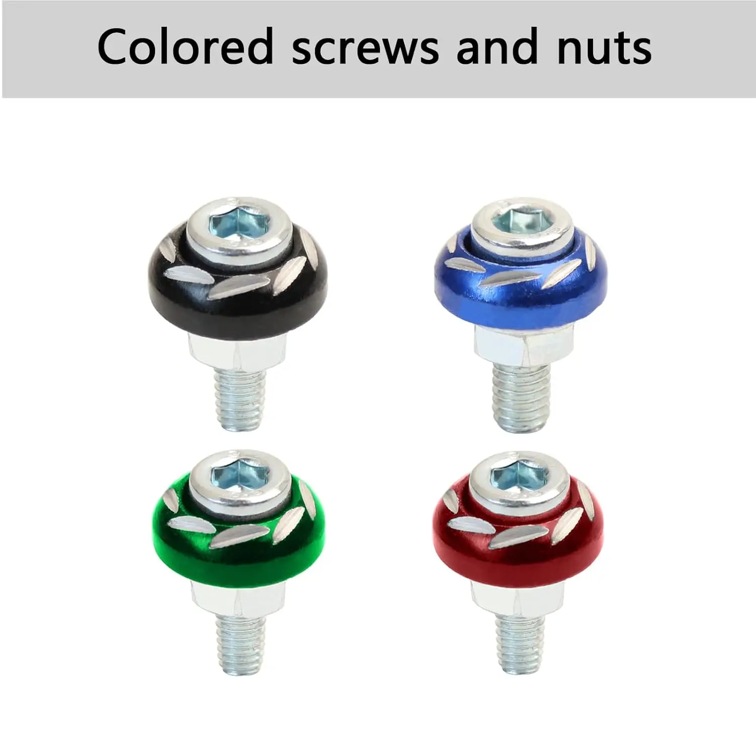 

Болты для номерного знака мотоцикла M6 x 1,0 x 16 мм, комплект винтов для номерного знака, болты для номерного знака для автомобилей, грузовиков, мотоциклов (10 шт.