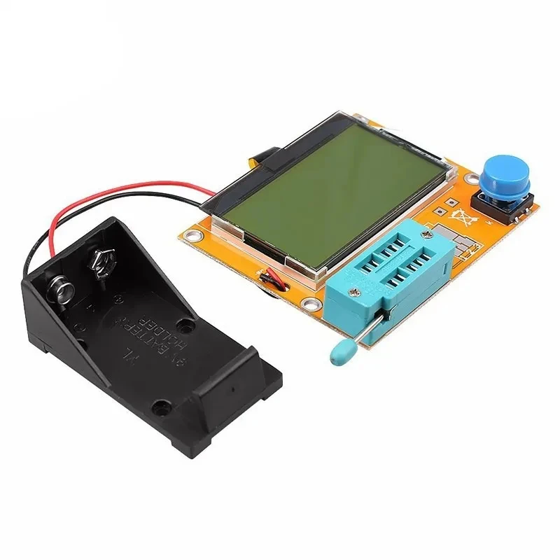 LCR-T4 T3 12846 LCD ATMEGA328 Digital Transistor Tester Meter retroilluminazione diodo triodo capacità ESR MOS PNP NPN L/C/R B03