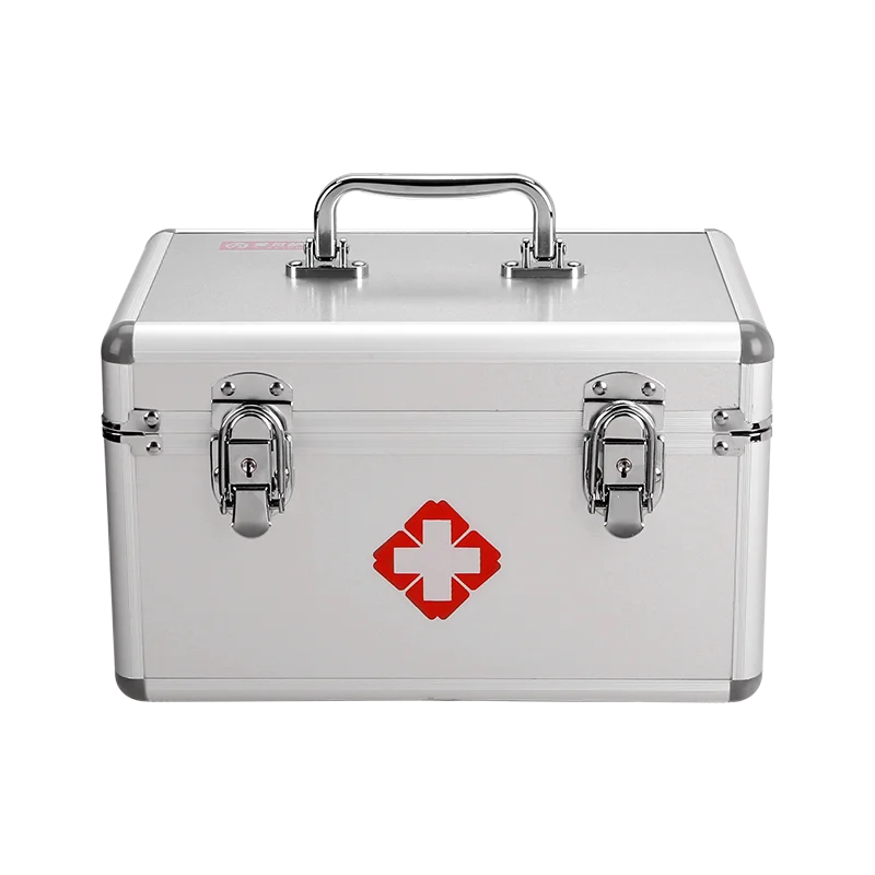 Aluminum alloy first aid box, multi-layer medicine storage box, household medicine box, medical box