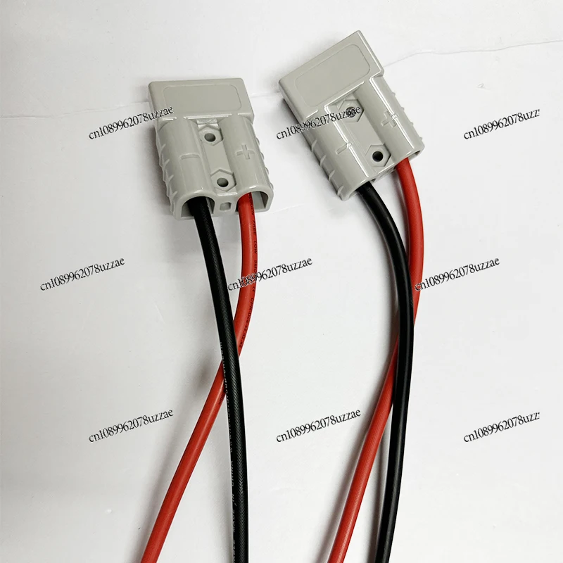 Male and Female Plugs with Cable Electric Forklift Battery Charging Extension Cable High Current and High Power Connector