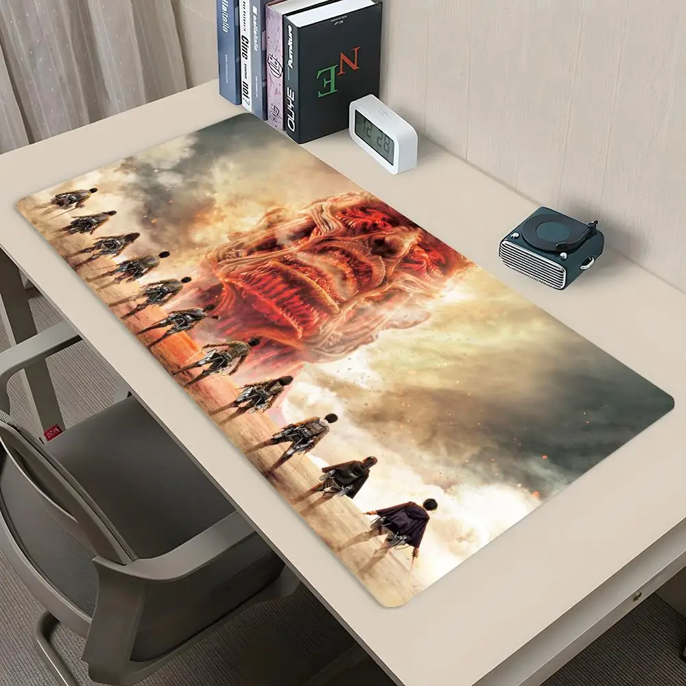 Anime attack on titan Mouse Pad Gaming Mousepad Abstract Large 800x400mm MouseMat Gamer XXL Mause Carpet keyboard PC Desk