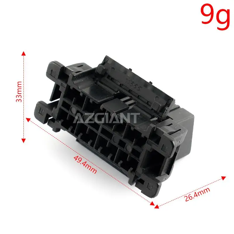 Automotive OBD2 16Pin OBDii female connector for car diagnostic interface scanner