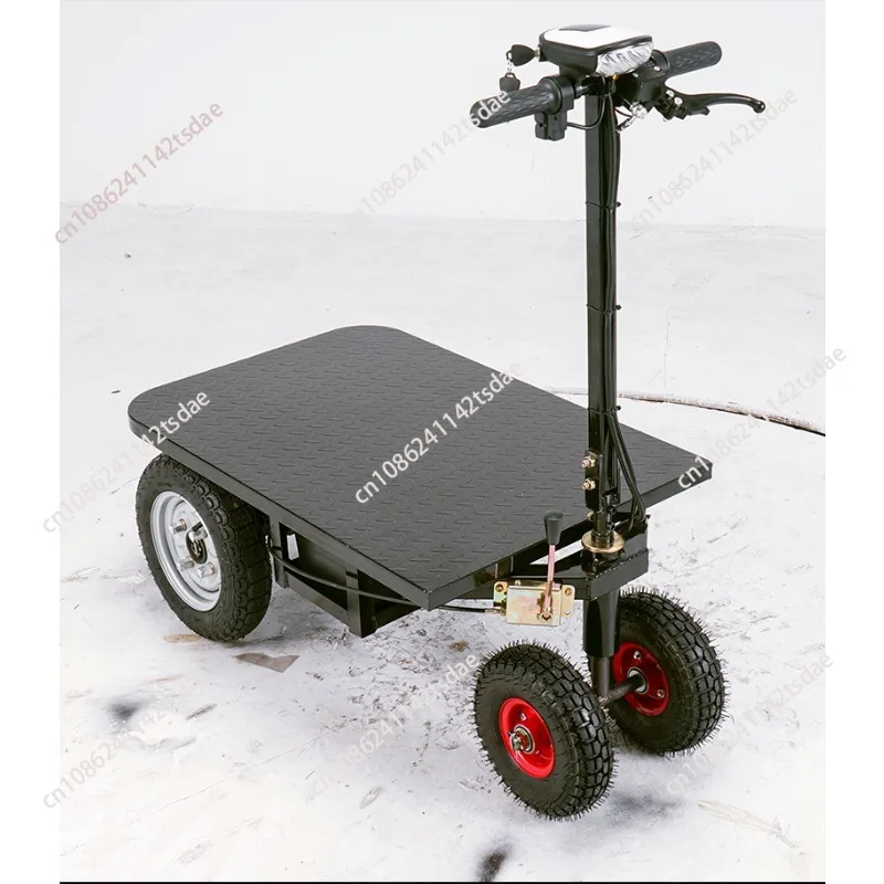 

Electric flatbed truck, transport vehicle, construction site decoration, folding electric scooter, cargo hauling