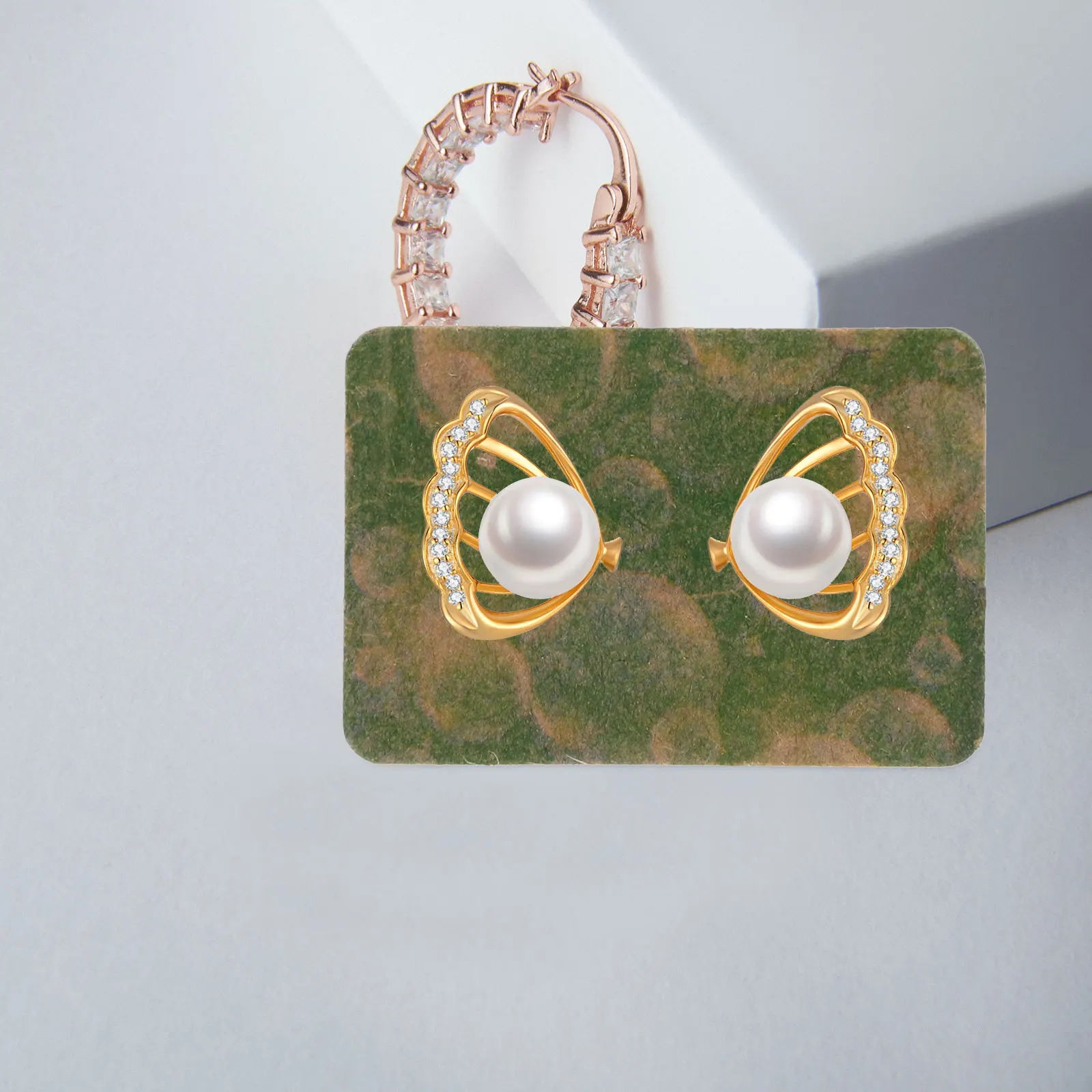 

100 шт., карты для сережек, крафт-бумага, карты для демонстрации ювелирных изделий для продажи, держатель для упаковки сережек, органайзеры для демонстрации сережек