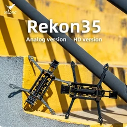 Kit telaio in fibra di carbonio HGLRC Rekon35 LR 3K versione digitale analogica per Drone FPV da 3,5 pollici Nano a lungo raggio 2S 18650