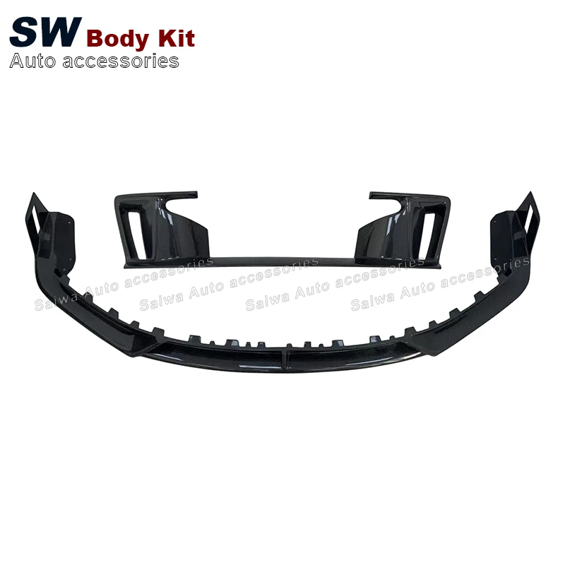 Carbon Fiber IMP Style Front Lip Grill for Porsche Carrera 911 992 992.1 992.2 Front Bumper Lip Splitter Intake Grille Body Kit