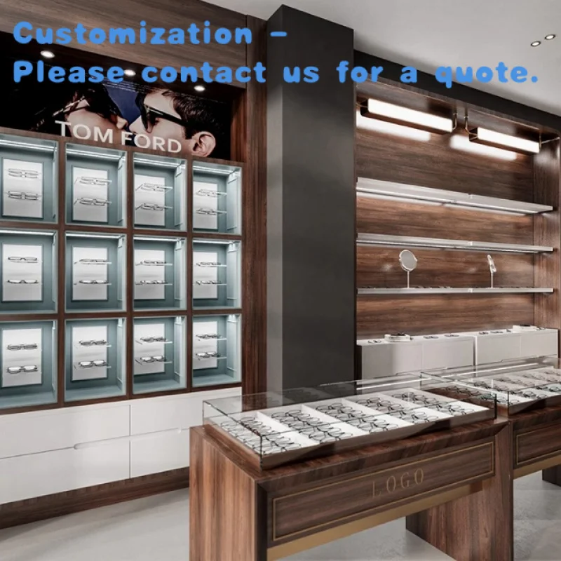 

custom.Retail Boutique Eyewear Store Furniture, Eyewear Display Cabinets, Fashionable Eyewear Store Interior Design Decoration