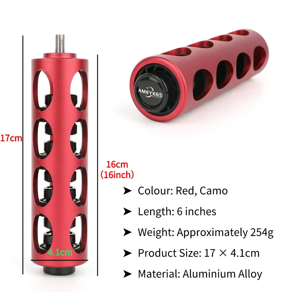 المهنية 6 بوصة القوس استقرار Virbation الصوت Asorption سبائك الألومنيوم امتصاص الصدمات القوس استقرار قوس منحني اطلاق النار #6