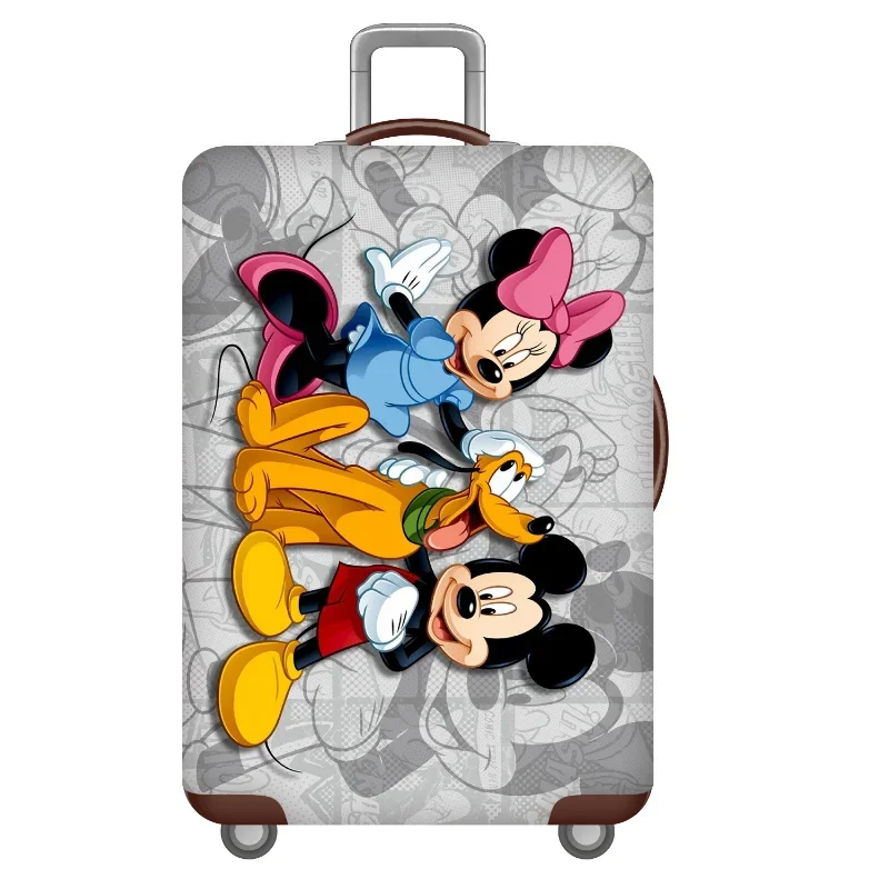 Disney Mickey Luggage Protective Cover Thick Elastic 18-32 Inch Cartoon Suitcase Covers Trolley Cover Travel Luggage Dust Cover