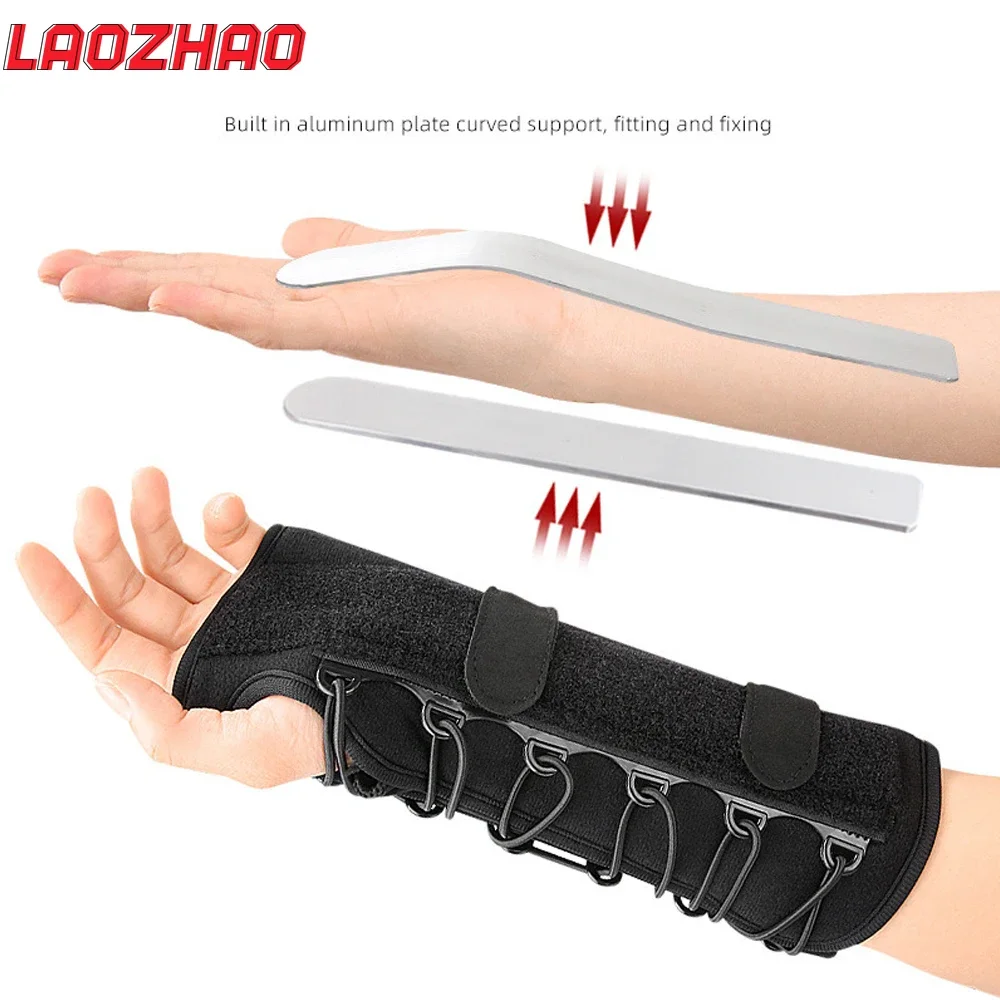 

1Piece Carpal Tunnel Wrist Brace Support with Metal Splint Stabilizer - Helps Relieve Tendinitis Arthritis Carpal Tunnel Pain