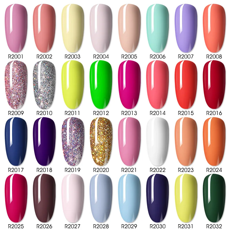 ROSALIND Gel Nail Polish Matte Base Top Coat For Soak Off Gel Polish UV LED Gel Semi Permanent Varnishes Design Nail Art