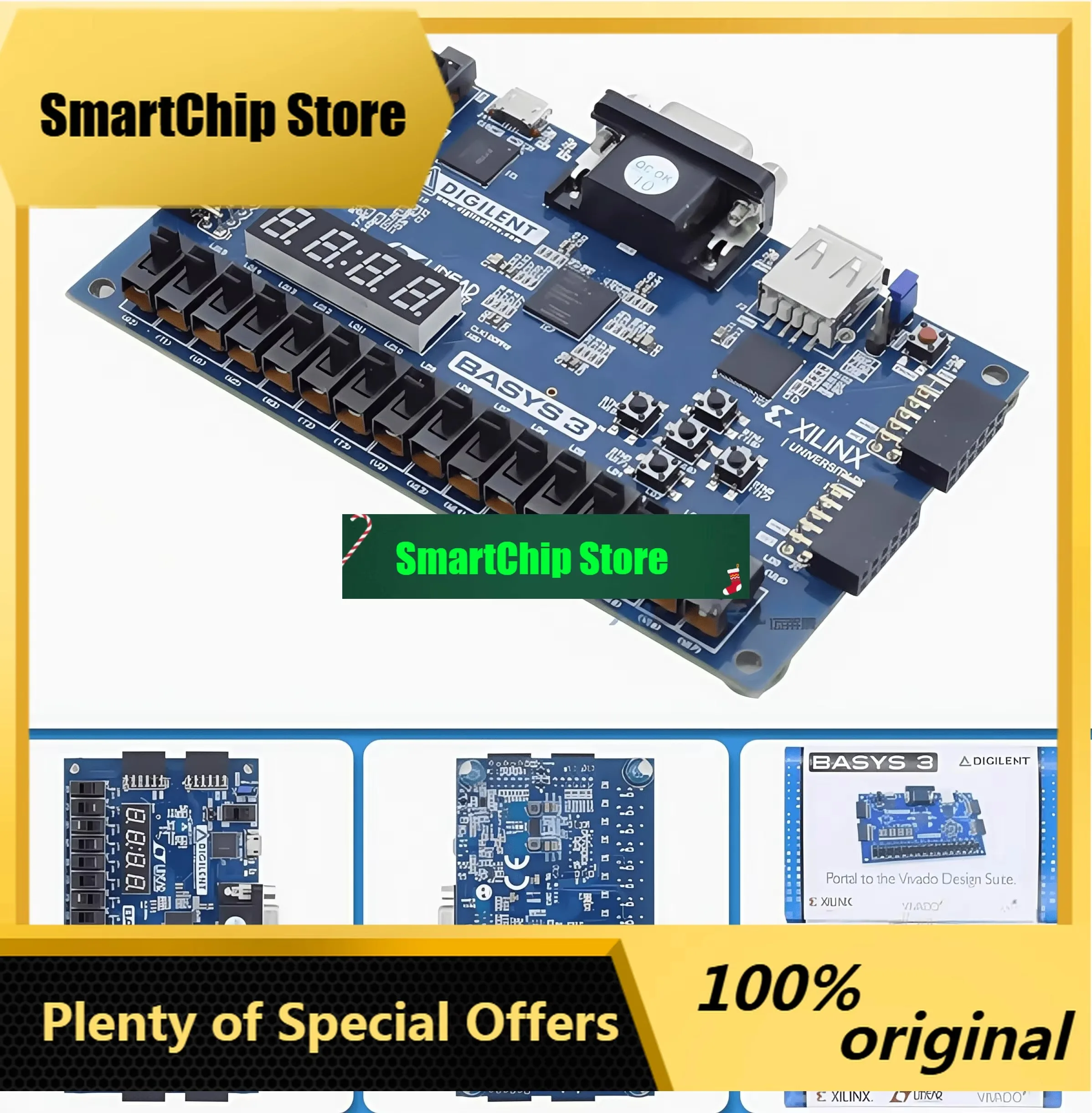 SmCpBasys3 Artix-7 Xilinx Fpga Development Board Basys 3 410-183 Digilent