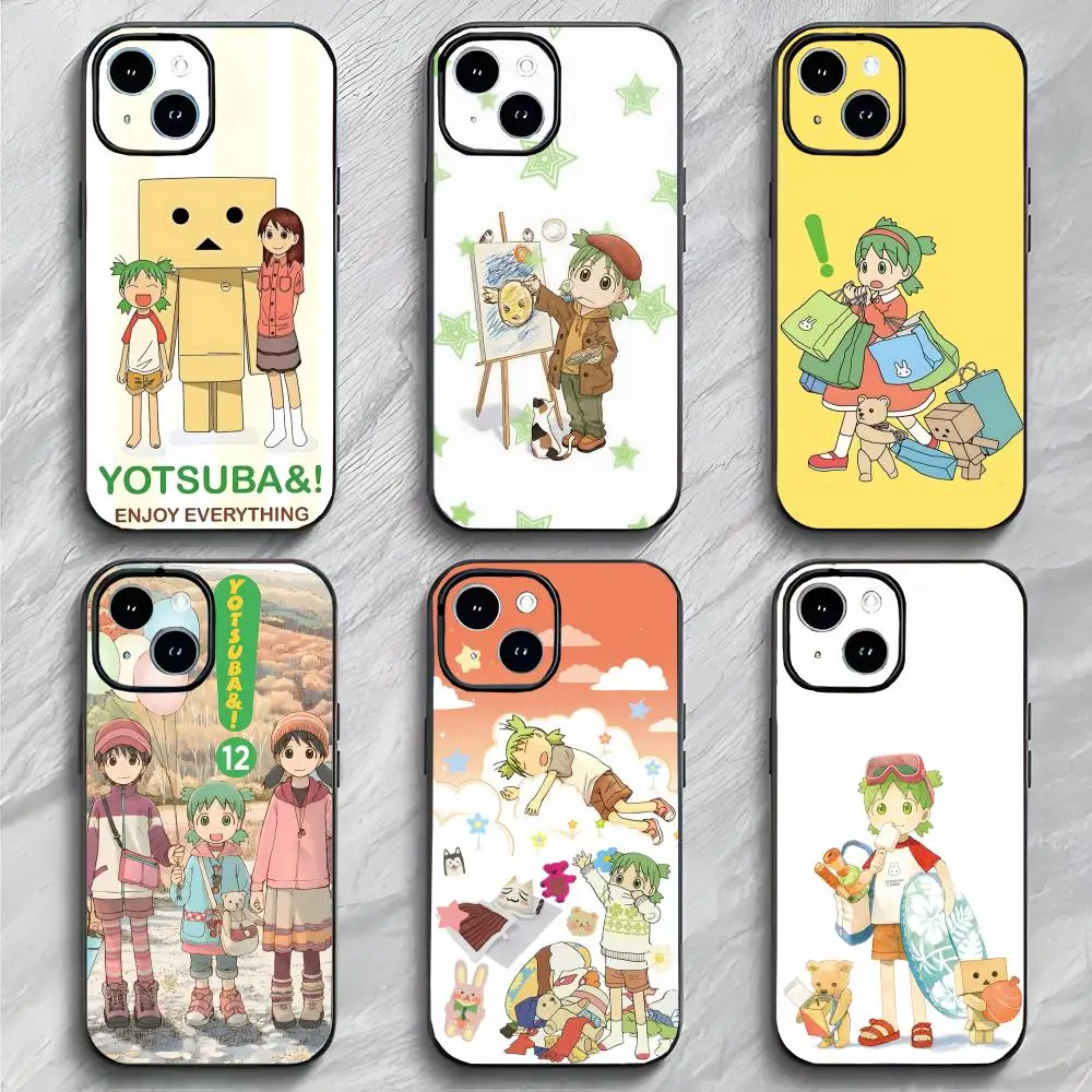 Funda de Teléfono con Diseño de Anime Y-Yotsuba Koiwai, Embalaje Suave y Ligero para iPhone 17 16 15 14 13 Pro Max