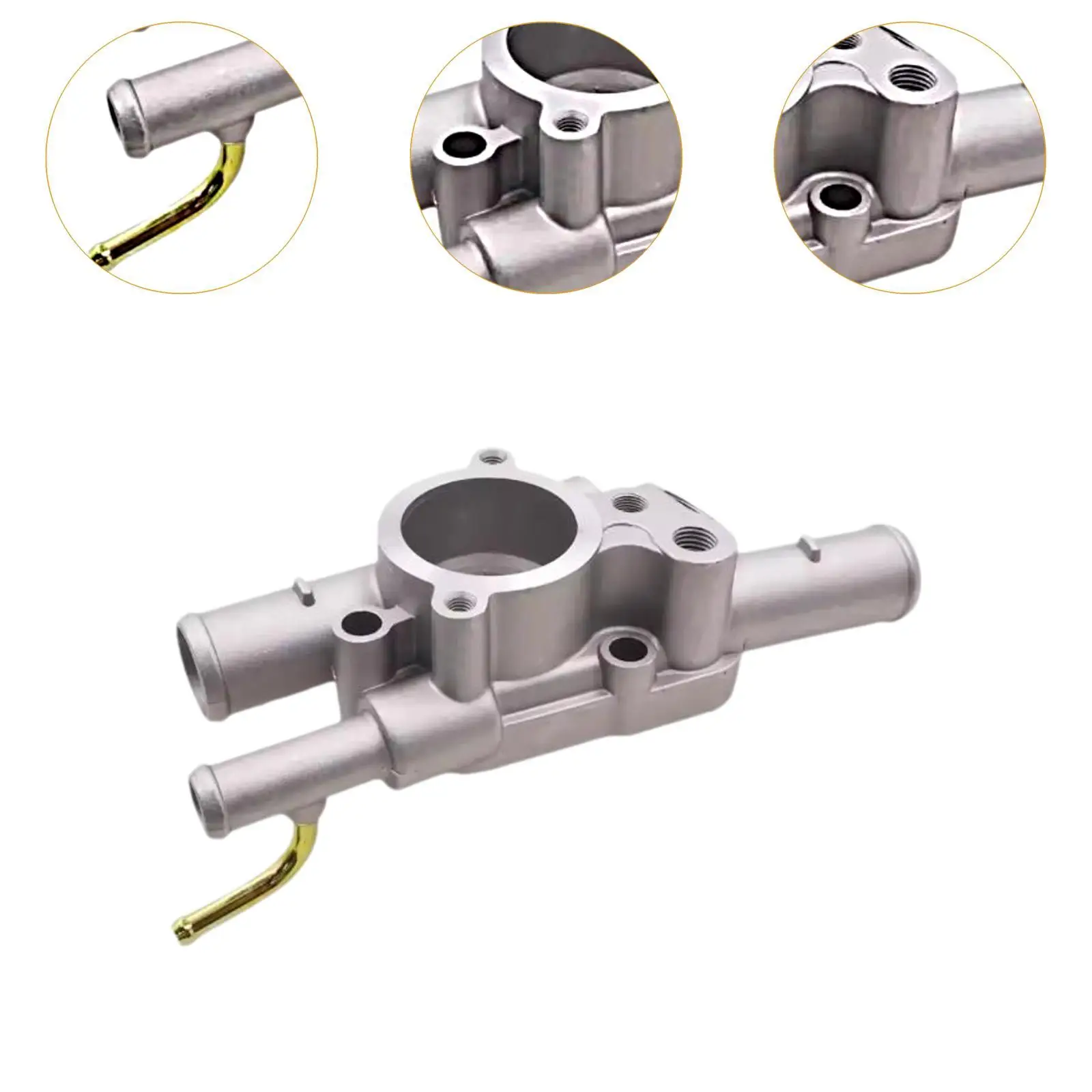 Picture 6: Coolant Thermostat Housing Assembly Sturdy Practical Convenient Easy to Install 16333-11211 Replace Part Automotive Accessories